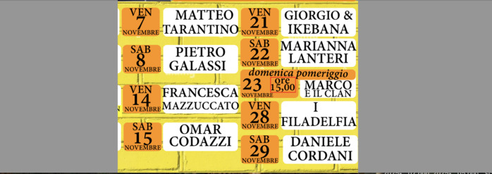 Calendario eventi Discoteca Miss Nady